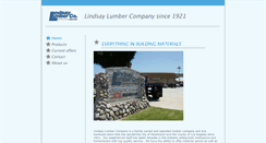 Desktop Screenshot of lindsaylumber.com